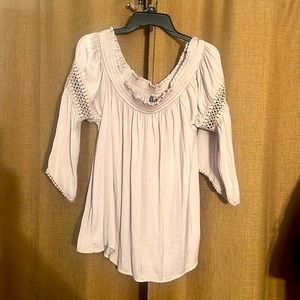 Off the shoulder top with sleeves